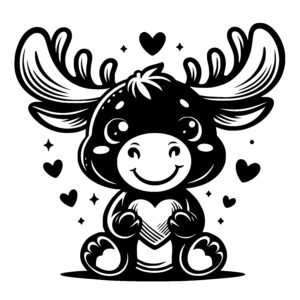 Happy Moose Heart