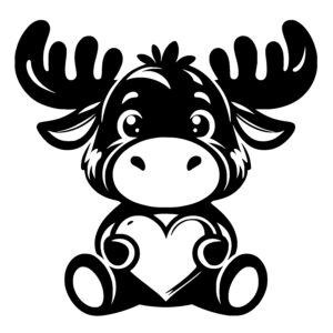 Moose Heart Embrace