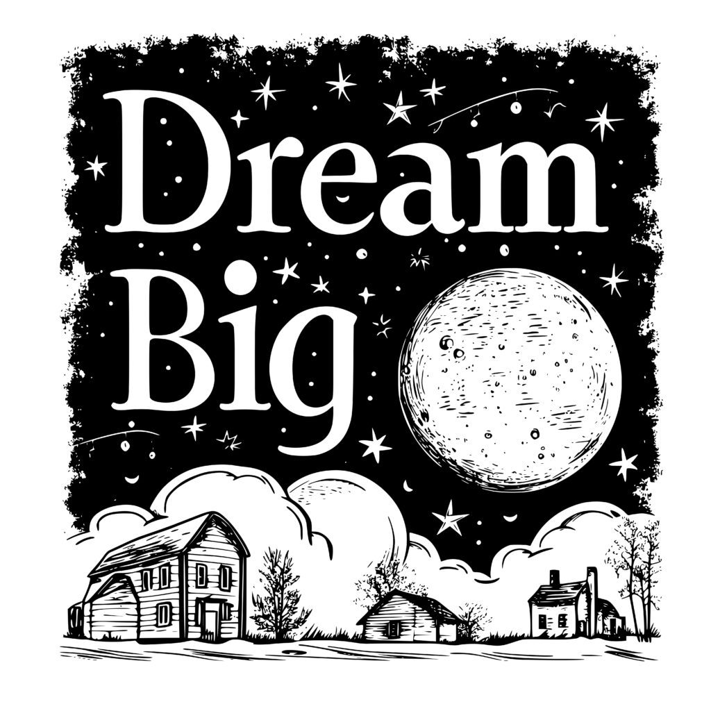 Reaching for Stars Dream Big SVG for Cricut & Silhouette