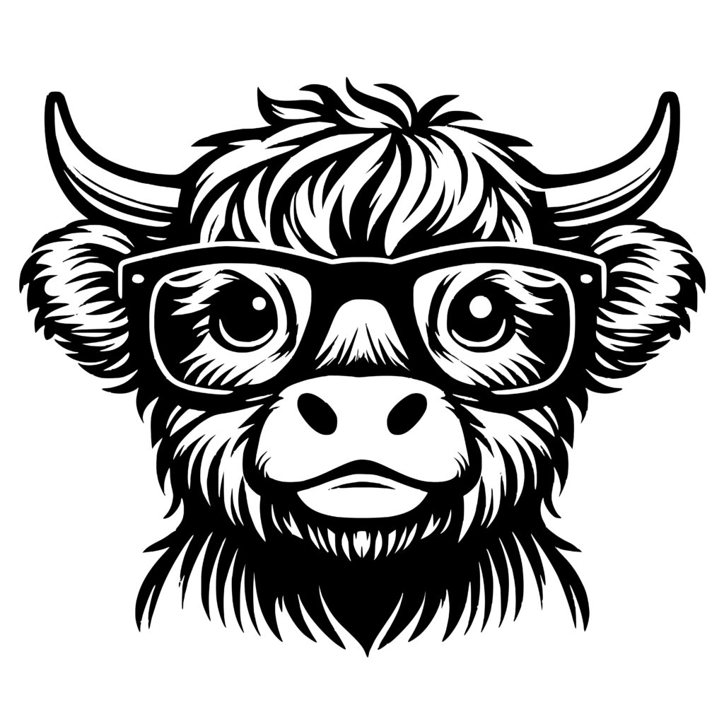 Scholarly Cow SVG PNG DXF Instant Download For Cricut Machines scholarly-cow-svg-png-dxf-instant-download-for-cricut-machines