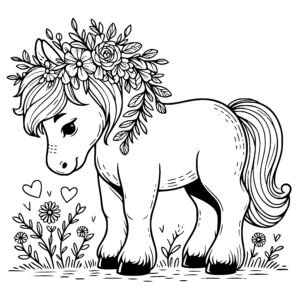 Floral Crown Pony