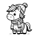 Cozy Winter Horse