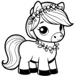 Floral Pony Charm