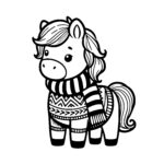 Cozy Sweater Horse