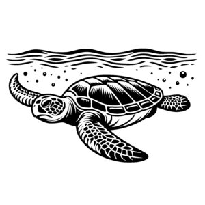 Gentle Sea Turtle