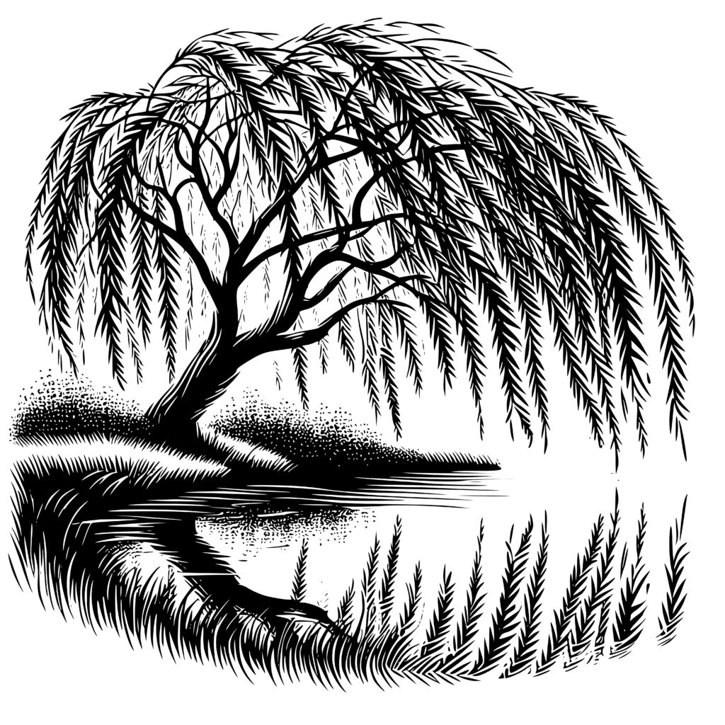 Willow Tree Majesty SVG File for Cricut, Laser, Silhouette, Cameo