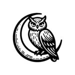 Moonlit Owl Vigilance