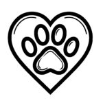 Paw Print Love