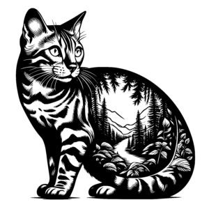 Nature Bengal Cat