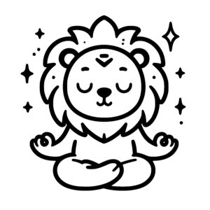 Cosmic Zen Lion