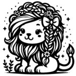 Floral Lion Charm