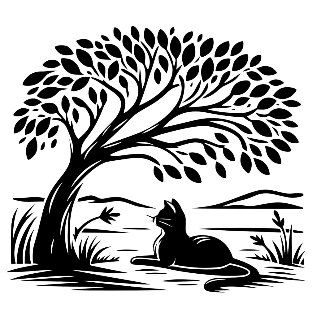 relaxing-cat-tree-design-for-cricut-silhouette-laser-machines