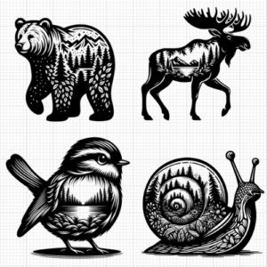 Nature Silhouette Animals (1)