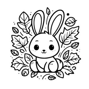 Leafy Nature Rabbit