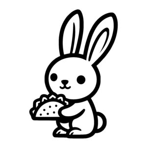 Taco-loving Bunny