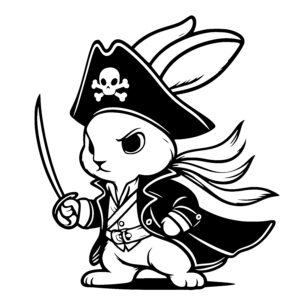 Captain Bunny Pirate