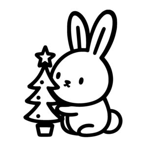 Christmas Tree Rabbit
