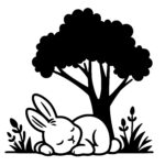 Sleeping Meadow Rabbit