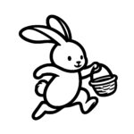 Playful Running Rabbit