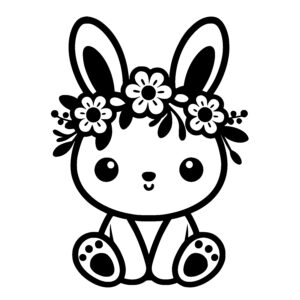 Flower Crown Bunny