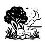 Moonlit Bunny Serenity