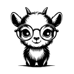 Goat in Glasses