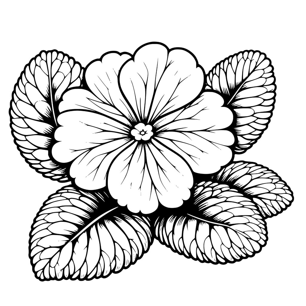 Delicate Primrose Design for Cricut, Silhouette, Laser Machines - SVG, PNG