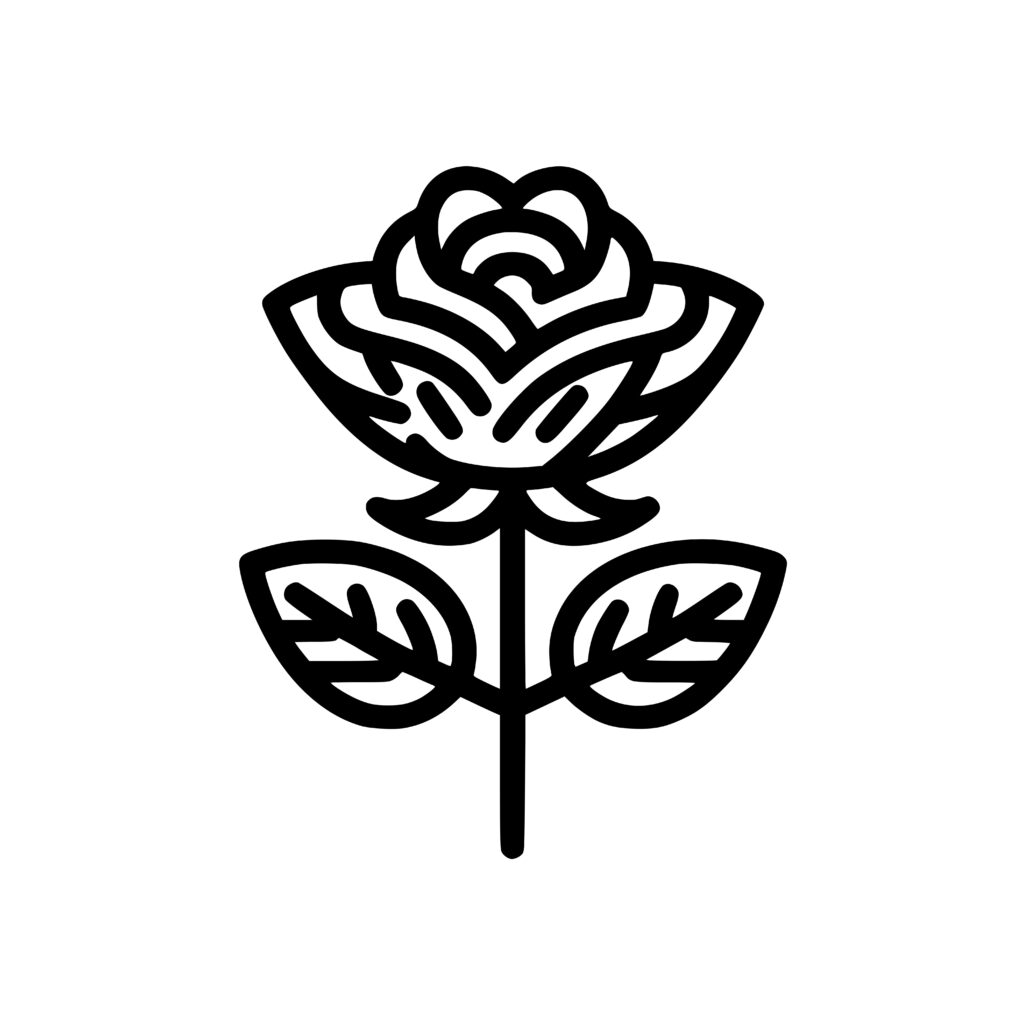 Rose Simplicity SVG for Cricut, Silhouette, Laser Machines