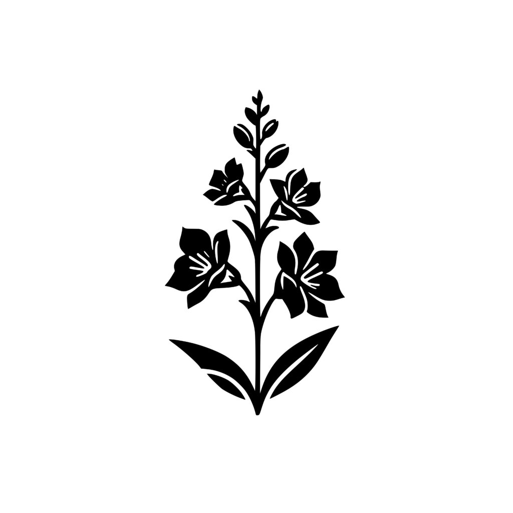 Simple Larkspur Design For Cricut Silhouette Laser Machines Simple larkspur design for cricut silhouette laser machines