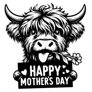 Highland Cow Mother’s Day