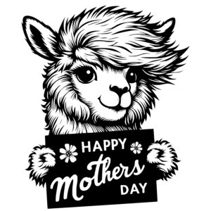 Mother’s Day Alpaca Sign
