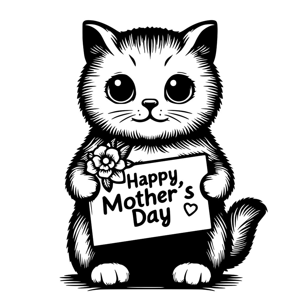Kitty Mom Celebration Graphic SVG PNG DXF For Cricut More kitty-mom-celebration-graphic-svg-png-dxf-for-cricut-more