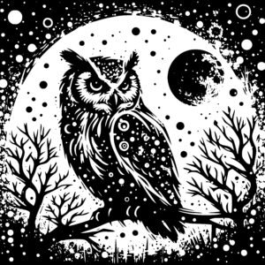 Starry Owl Enchantment