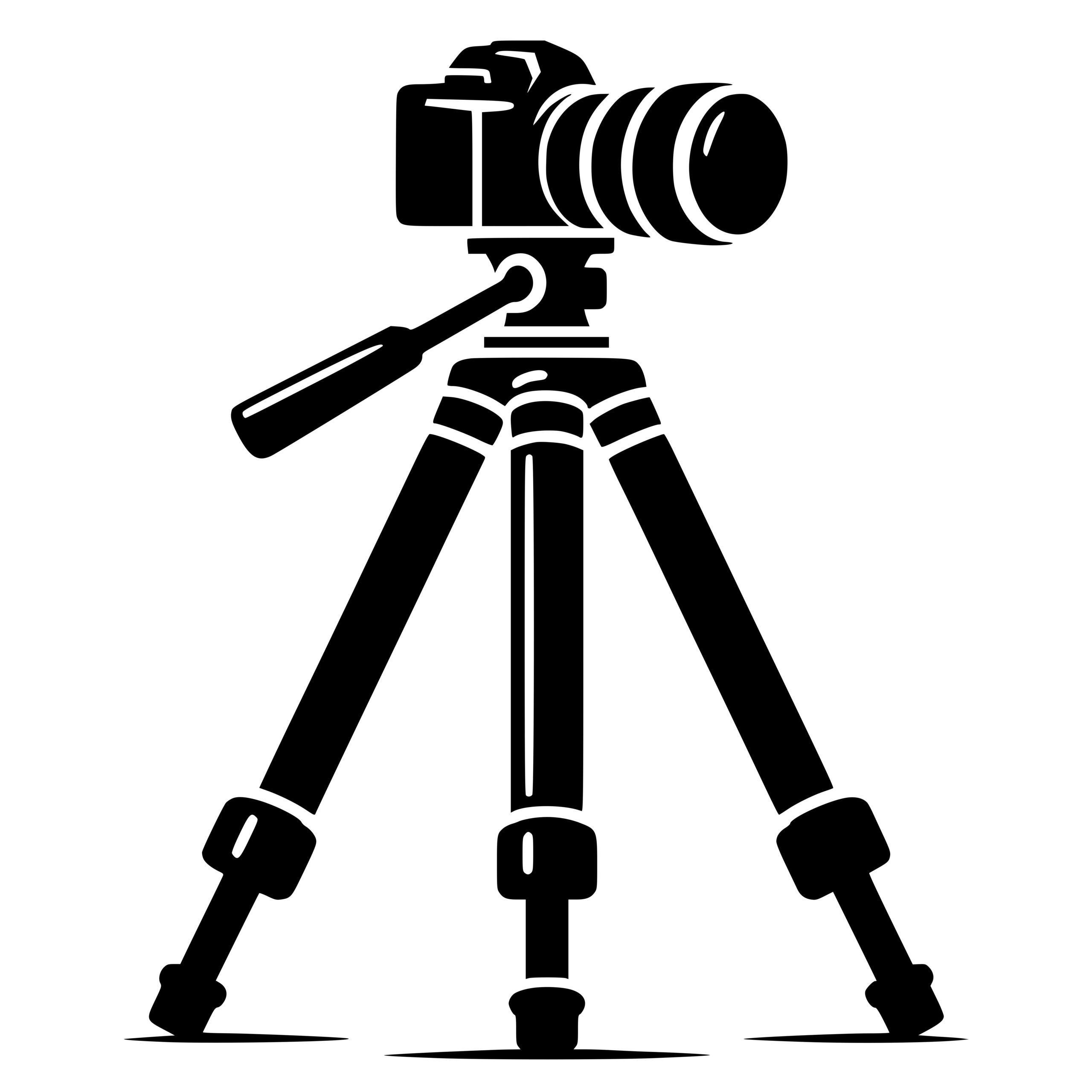 Tripod Snapshot Ready SVG File for Cricut, Laser, Silhouette, Cameo