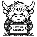 Grandpa Love Cow