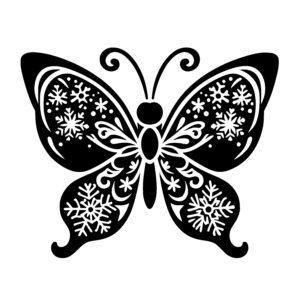 Snowflake Butterfly Whispers