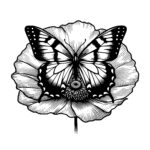 Butterfly Flower Perch