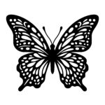 Patterned Winged Butterfly