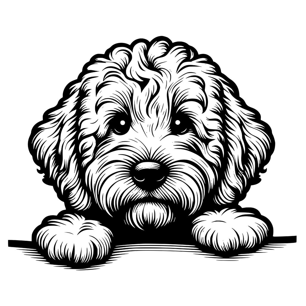 Shaggy Goldendoodle SVG - Instant Download for Cricut & Laser