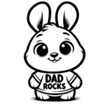 Bunny Rockstar Dad