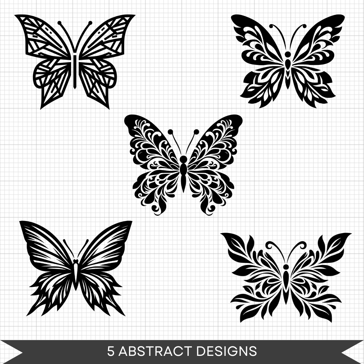 Butterfly Bundle SVG - 26 Instant Download Files for Cricut