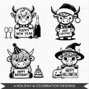 Highland Cow Signs (10)