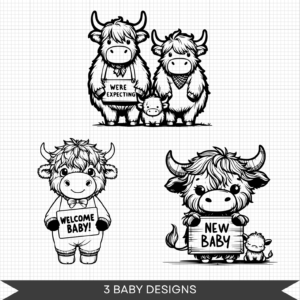 Highland Cow Signs