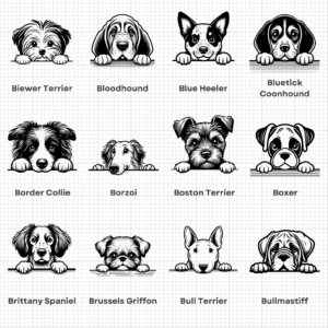 Peeking Dogs – 2 (1)