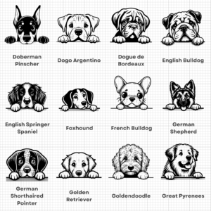 Peeking Dogs – 4 (1)