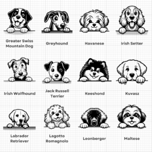 Peeking Dogs – 5 (2)