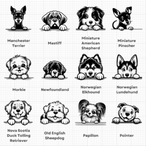 Peeking Dogs – 6 (1)
