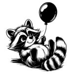 Raccoon’s Balloon Fun