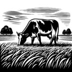 Meadow Grazing Cow