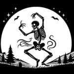Skeleton Moonlight Dance